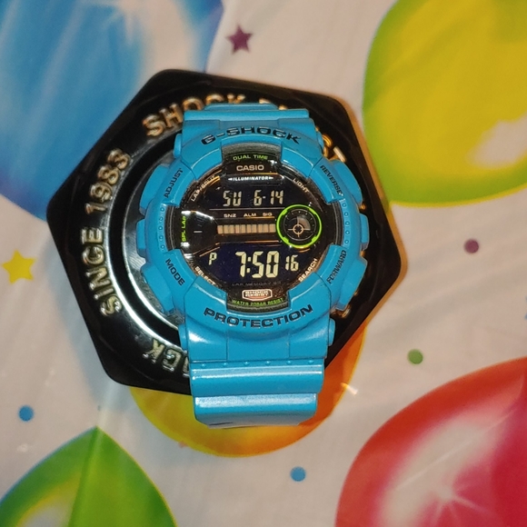 g shock sky blue
